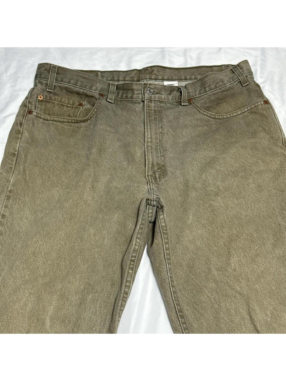 Vintage 1999 Levi’s 550 Relaxed Fit Jeans Made In USA 38 X 30 Red Tab Very Good - Picture 7 of 15